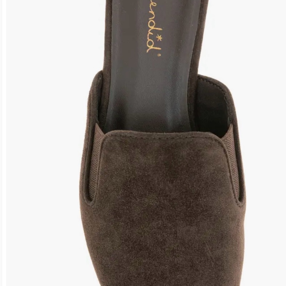 Splendid Brown Suede Mules - Picture 5 of 8